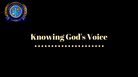 Knowing God's Voice